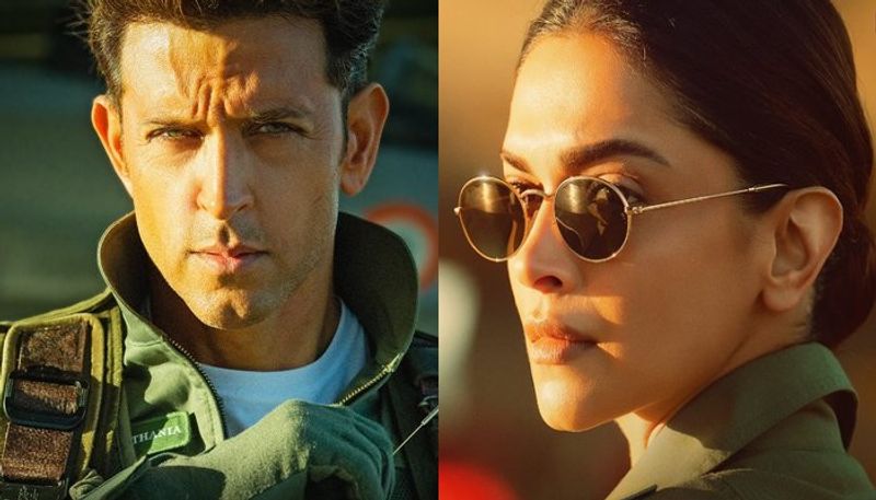 Hrithik Roshan and Deepika Padukones first look posters from Figher Movie NSK