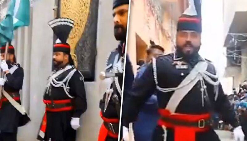 Viral Video: Pakistani men mimic Wagah Border's foot-stomping ceremony at a wedding; sparks controversy snt