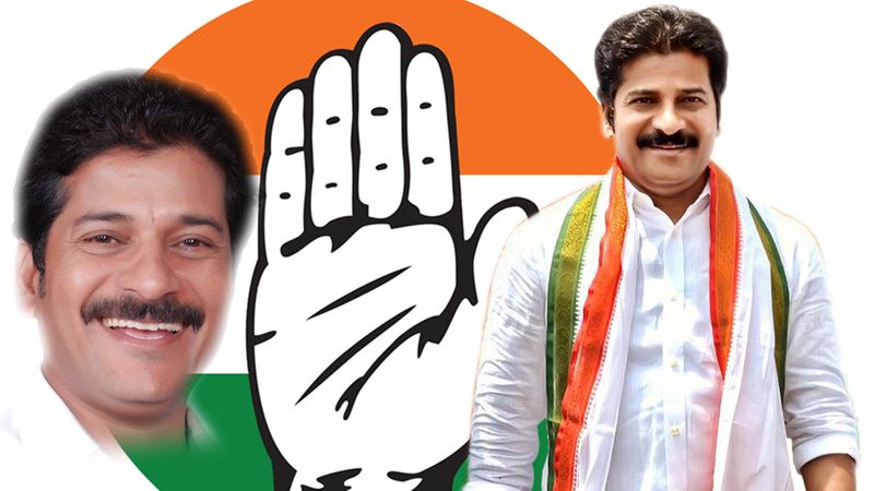 revanth reddy thanks thanked to sonia rahul priyanka gandhi and mallikarjun kharge for appointed as Telangana Chief minister ksp 