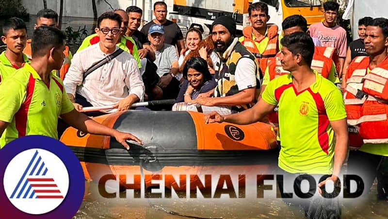 Chennai flood Aamir Khan Vishnu Vishal rescued after being stranded for hours