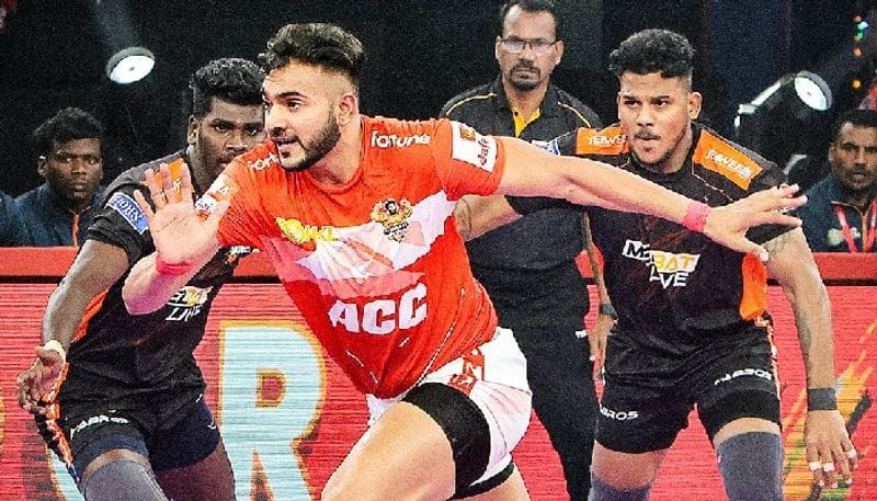 Pro Kabaddi League Gujarat Giants make it three successive wins at home kvn