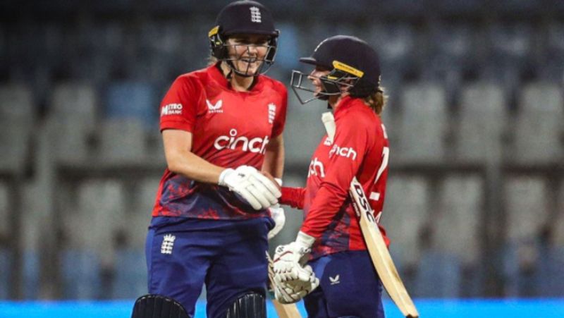 England Women Scored 197 Runs against India Women in first T20 Match at Wankhede Stadium Mumbai rsk