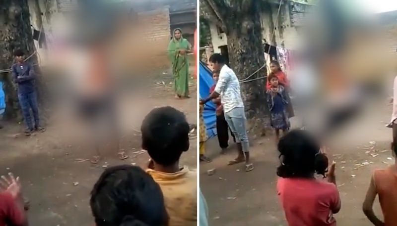 Taliban like brutality sparks outrage: Youth tied upside down from tree, thrashed in UP's Mirzapur (WATCH) snt