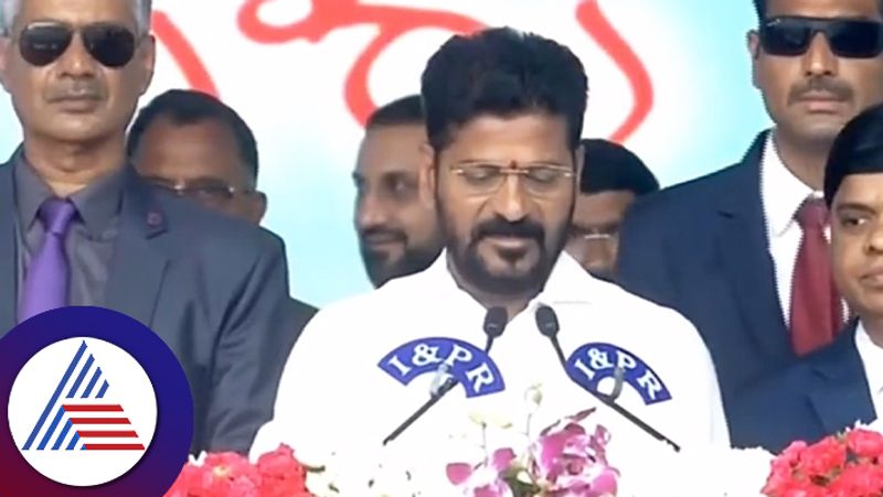 Anumula Revanth Reddy takes oath as Telangana Chief Minister lns