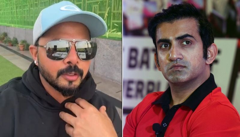 Former Cricketer S Sreesanth accuses Gautam Gambhir of calling him fixer kvn