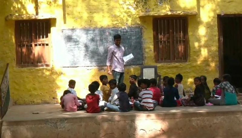 No Suitable Rooms in the Government School in Chitradurga grg