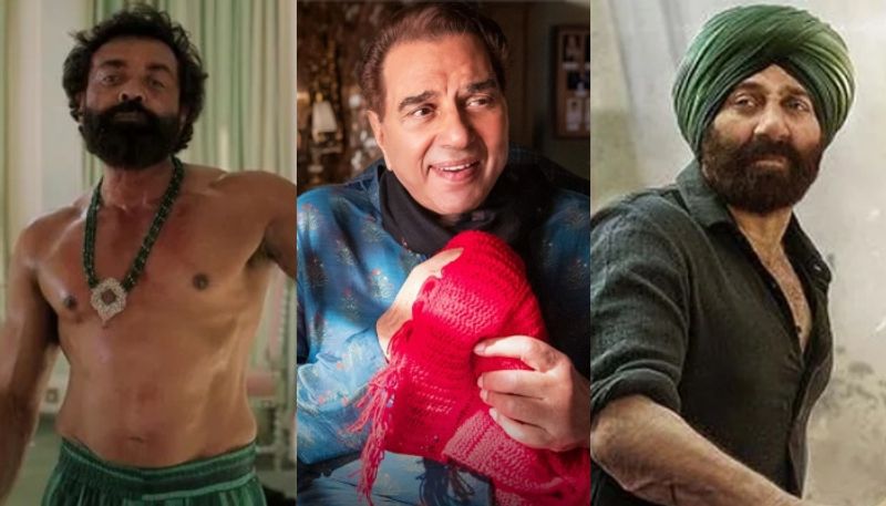 bobby deol sunny deol and Dharmendra have major box office hits this year animal gadar 2 Rocky Aur Rani Kii Prem Kahaani nsn