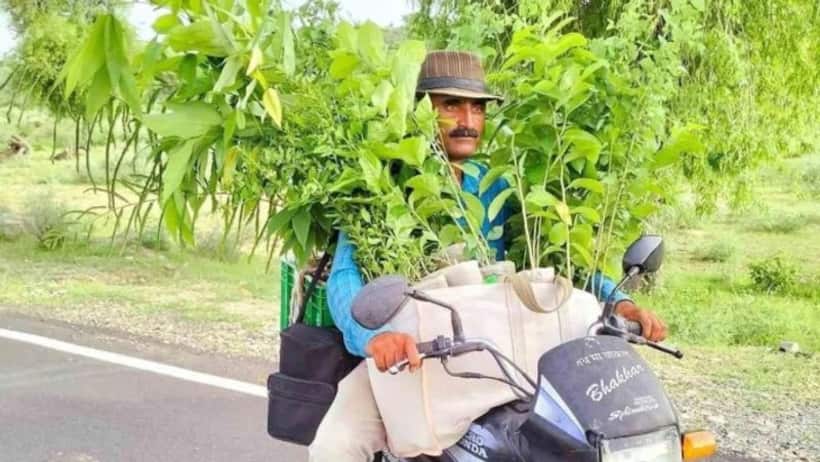 पेशे से शिक्षक लेकिन थार के मरुस्थल में लगा ढिये साढे चार लाख से ज़्यादा पेड़