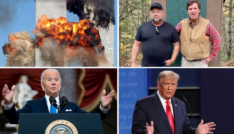 Conspiracy theorist Alex Jones reveals 9/11 prediction story; anticipates Trump, Biden's assassination (WATCH) snt