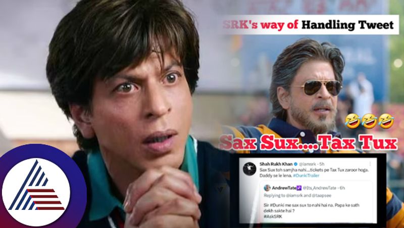 Fan asks SRK if theres sax sux in Dunki His reply will leave you in splits suc