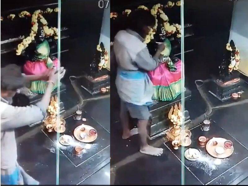 suspicious person theft amman jewellery in vellore district video goes viral vel