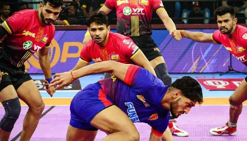 Pro Kabaddi League Bengaluru Bulls face hattrick defeat in the tournament kvn 