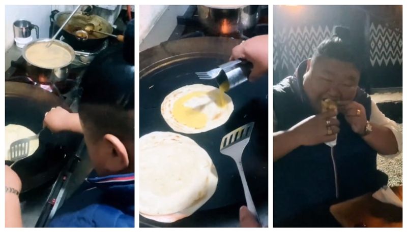 Nagaland Minister Temjen Imna s Paratha Egg Roll Video Viral bkg