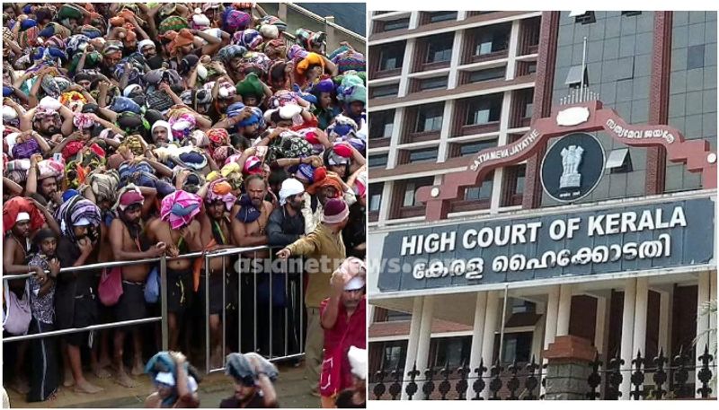 Sabarimala rush High Court intervenes Instructions to provide all assistance to pilgrims nbu