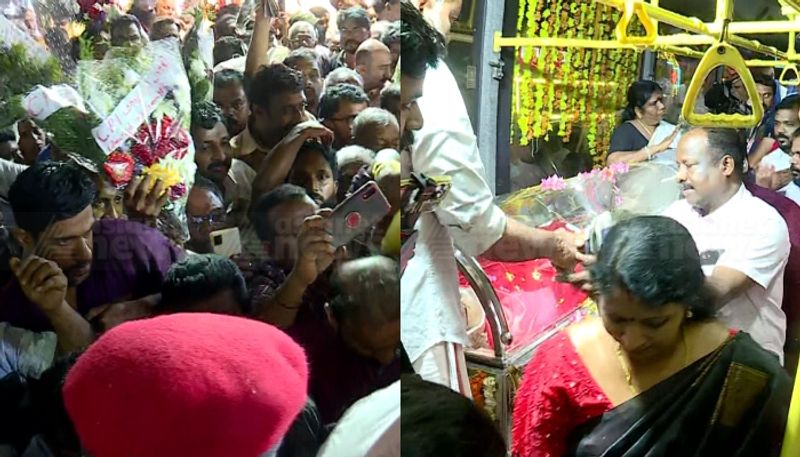 Kanam Rajendran mourning procession reaches Pathanamthitta CPIM pb meeting cut short kgn