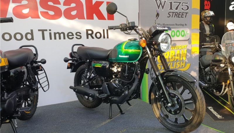 Indian Bike week 2023 Kawasaki Introduced its W175 Street model in indian Market price and specs ans