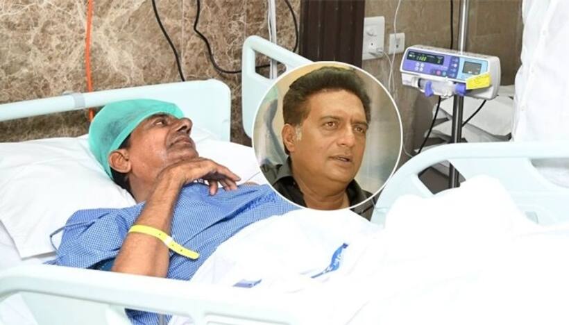 మాజీ సీఎం కేసీఆర్ ను పరామర్శించిన ప్రకాశ్ రాజ్, మాజీ మంత్రులు 