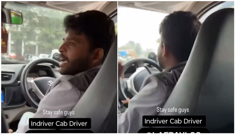 lady passenger heated argument with cab driver over 5 rupees, video goes viral prm 