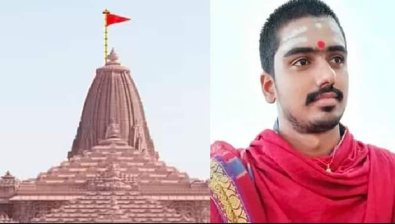 Mohit Pandey a vedic study student From Gaziabad selected to worship Lord Rama in Mandir inauguration puja at Ayodhya akb