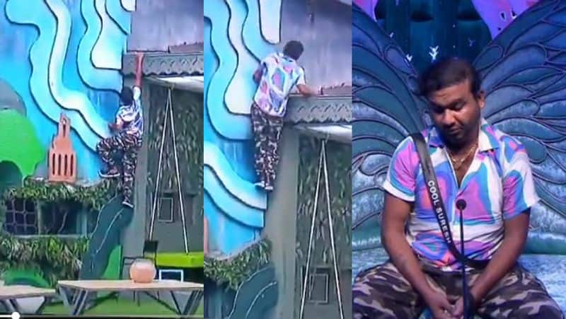 Cool suresh try to escape from biggboss house gan