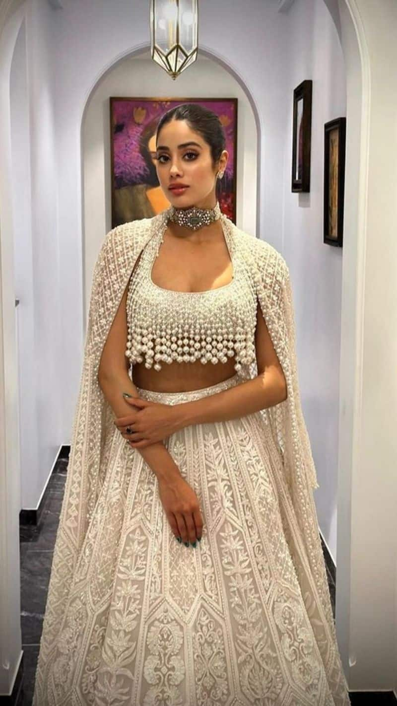 Simple ivory lehenga for bride celebs ivory lehenga for wedding bridal lehenga design photo kxa 