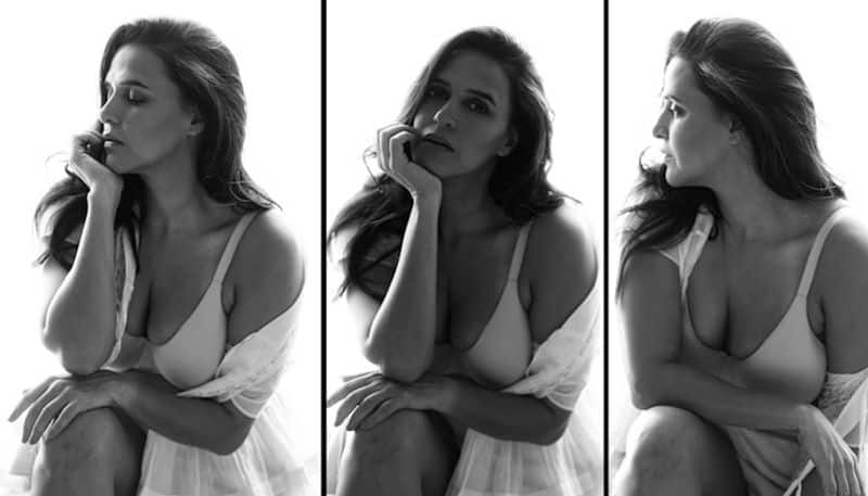 In pictures: Neha Dhupia's sizzling white sports bra photoshoot is perfect for the gram RKK