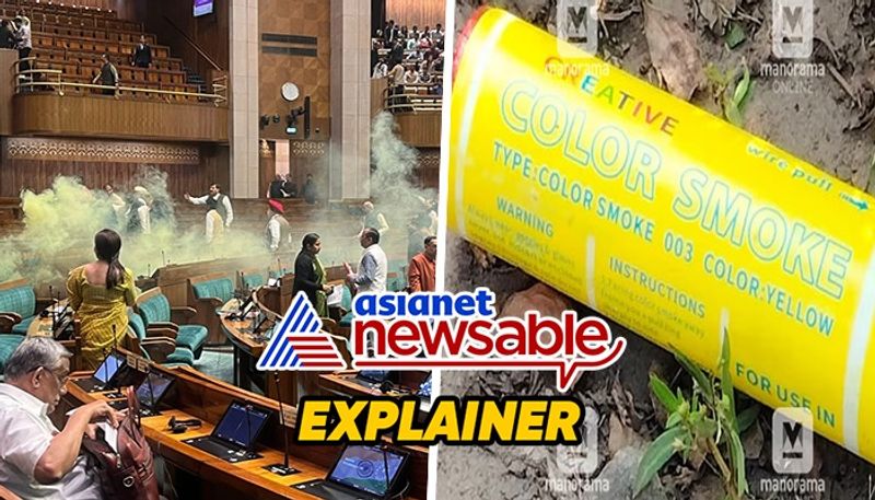 Explained What are coloured gas canisters, used during Parliament security breach?