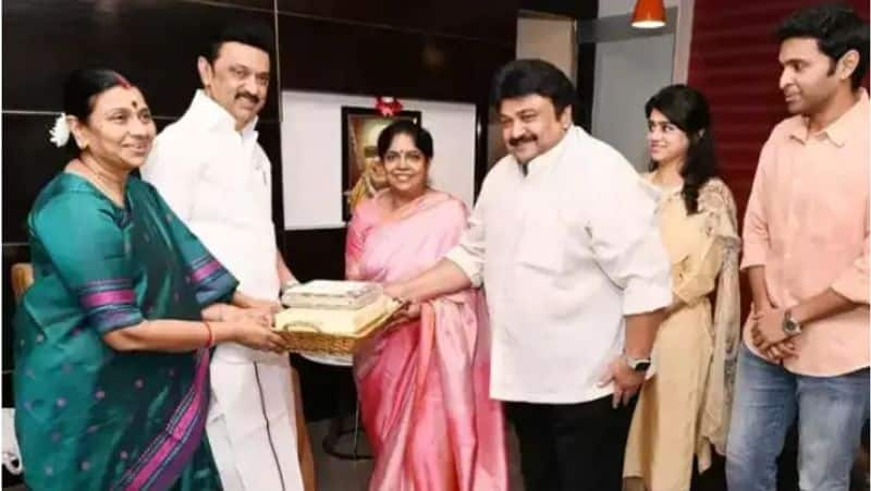 Actor Prabhu invited cm mk Stalin for his daughter Aishwarya marriage with Adhik ravichandran gan