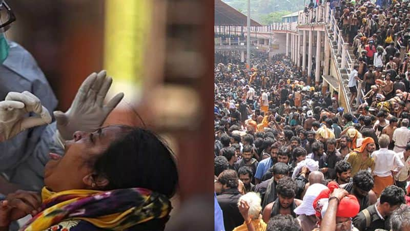 heavy rush of pilgrims at sabarimala temple in tamil mks