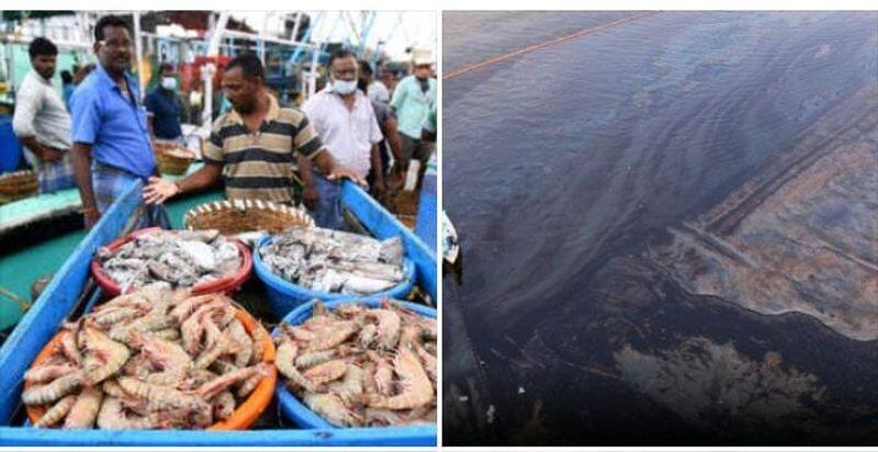 Tamil Nadu government announced that Rs 12500 will be given as relief to the people affected by the oil spill KAK