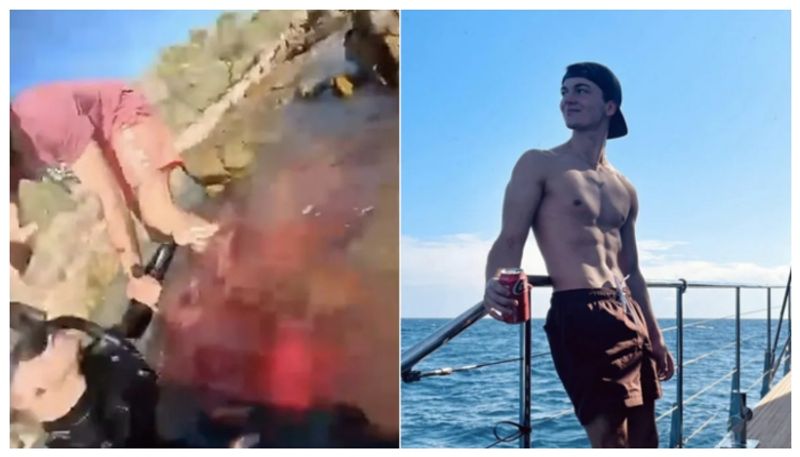 College student shares video of shark attack bkg