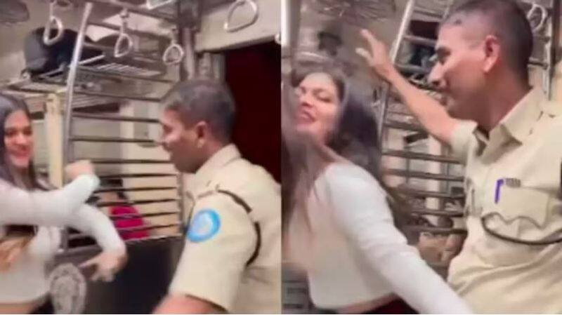 Police dance with women In Ladies Coach of train video goes viral Suspended akb