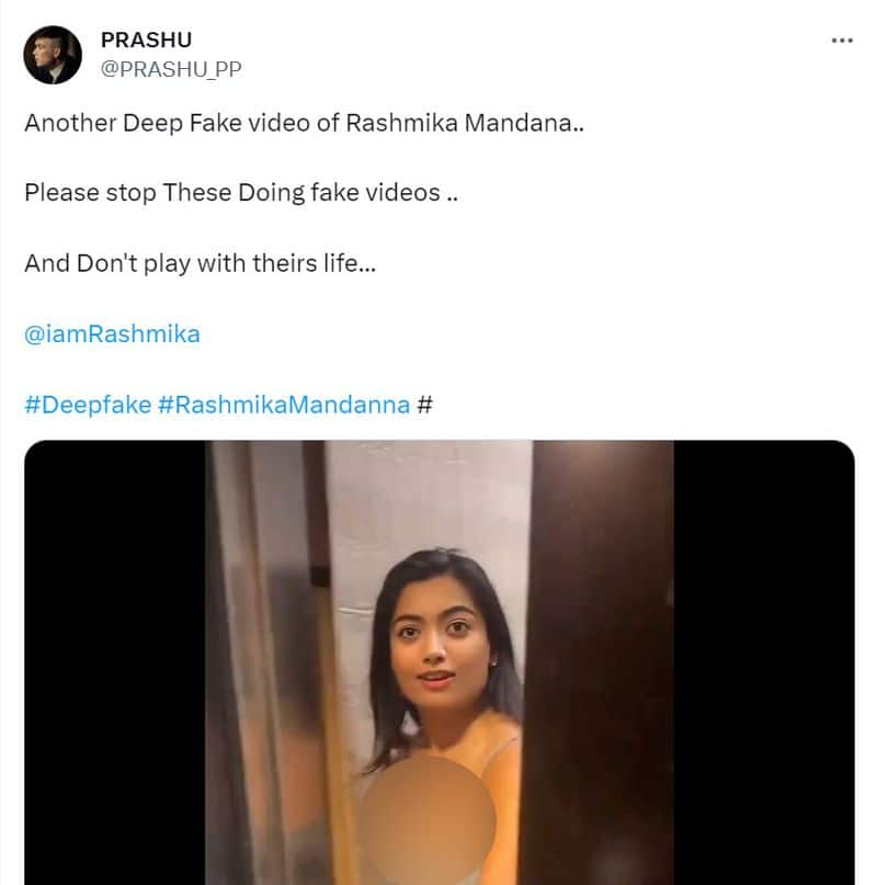 Another Deepfake video of Rashmika Mandana viral in social media here is the fact check jje 