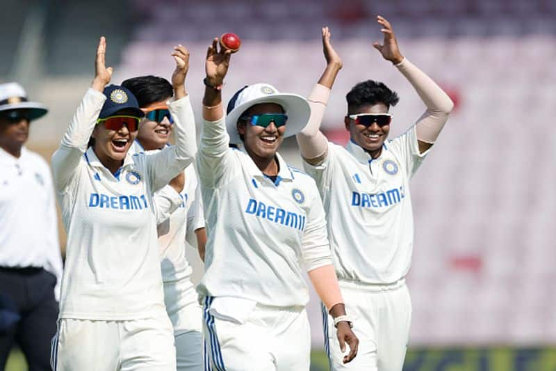 Sneh Rana Pooja Vastrakar guide India to first ever win vs Australia in Test Cricket kvn