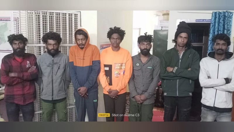 7 kerala persons arrested in kodaikanal who are sold ganja to tourists in dindigul district vel