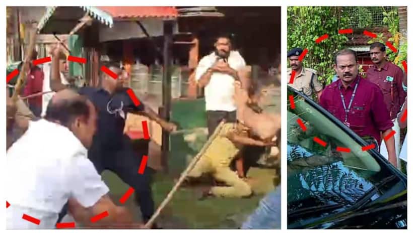 Kerala CM's gunman, security officer among five named as accused for lathi charging Youth Congress workers 