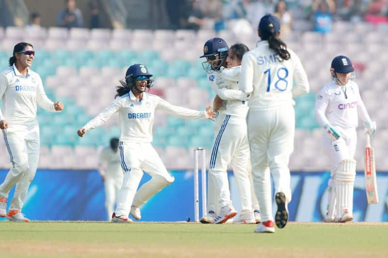 This is a record in the history of women's cricket test.. Team India defeated England by 347 runs..ISR