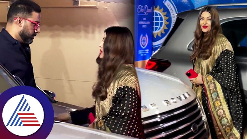 Aishwarya Rai and Abhishek Bachchan came to the event of their daughter in different cars suc