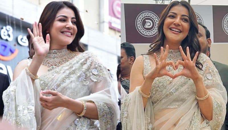 Kajal Aggarwal inaugurated gold and diamond showroom at Kukatpally NSK