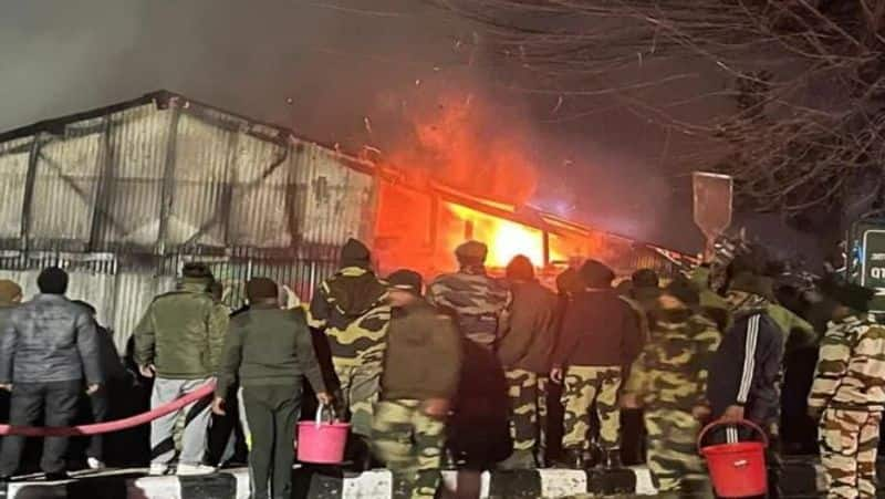 Jammu and Kashmir. Fire breaks out at ITBP camp in Srinagar-rag