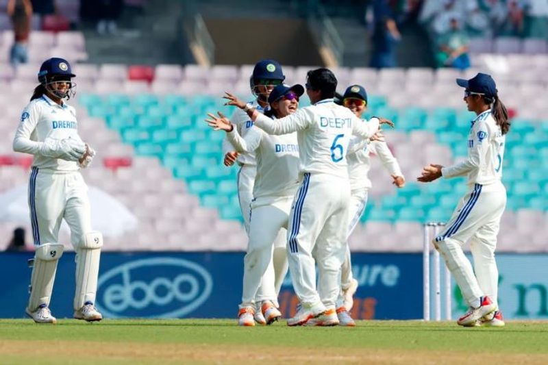 INDIA VS England Test ...  Indian womens team grand victory against England AKP