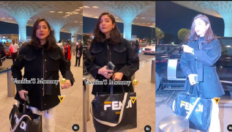 Bollywood Actress Anushka Sharma appeared at the airport with a bag worth 13 lakhs netizens says pragnenncy confirmed akb