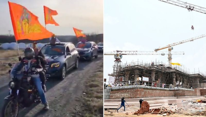 Washington Hindu Americans organise car rally to celebrate upcoming Ram Temple inauguration WATCH gcw