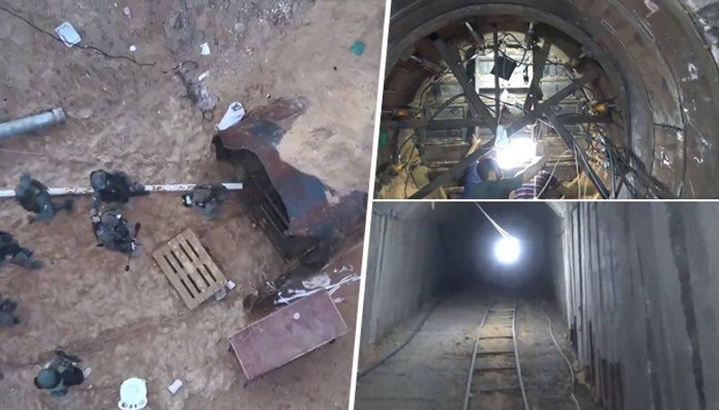 Exposed biggest Hamas tunnel discovered near border crossing at Erez says Israel WATCH gcw