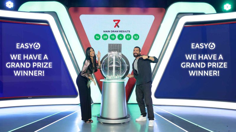 Emirates Draw easy6 grand prize winner bags 15 million aed december 2023