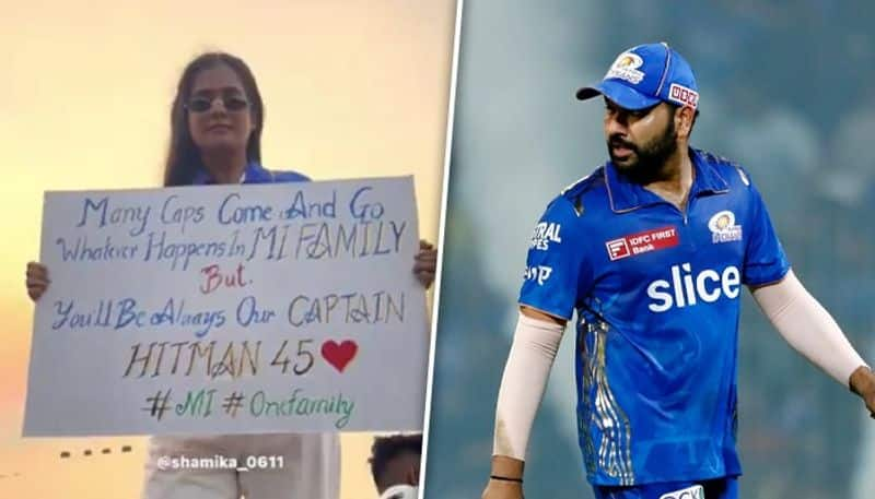 cricket 'You'll always be our forever captain': MI fan's heartfelt tribute to Rohit Sharma wins hearts (WATCH) osf