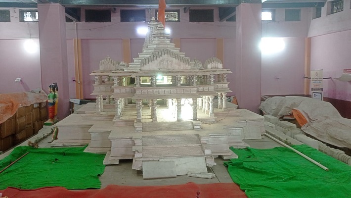 Do you know who made the model of Sri Rama Janmabhoomi temple?? - bsb