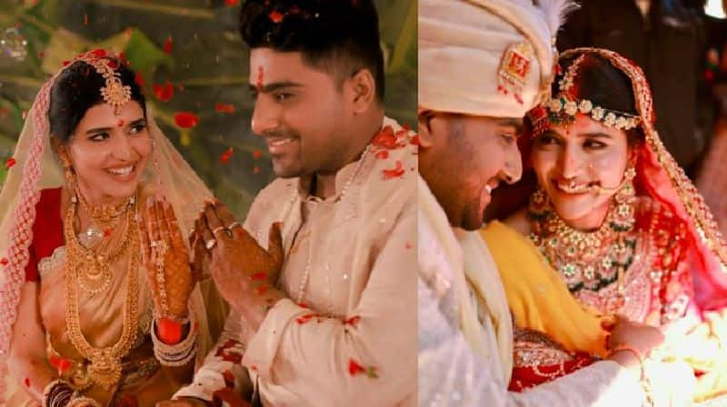 Telugu Actress Rangula Ratnam Fame Chaitra Shukla tied knot with IPS officer Vaibhav upadhyaya akb