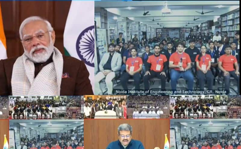 Smart India Hackathon Grand Finale PM Modi interacts with 15000 youths nationwide concern on deepfake ckm