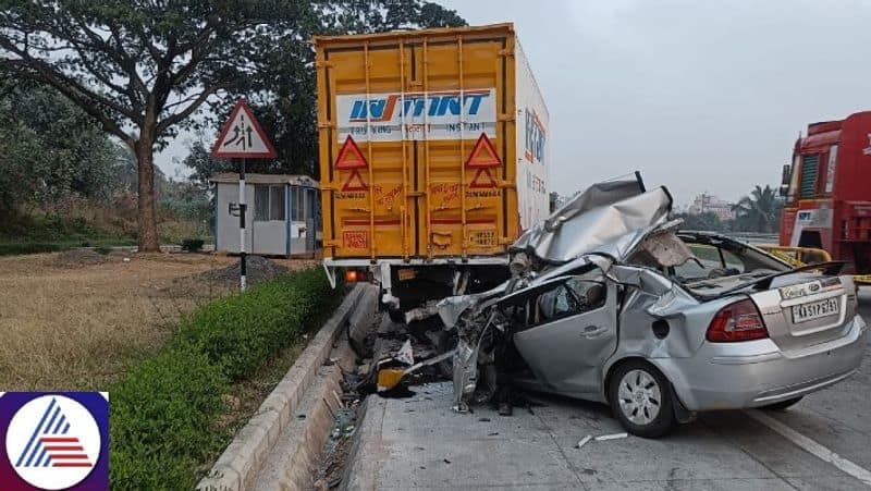 Bengaluru: Fatal car crash claims life of Amazon manager at Magadi road NICE junction vkp